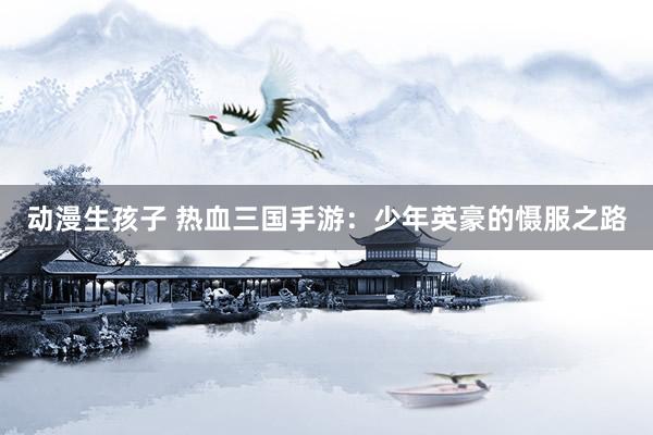动漫生孩子 热血三国手游：少年英豪的慑服之路