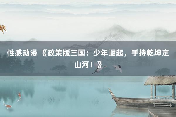 性感动漫 《政策版三国：少年崛起，手持乾坤定山河！》
