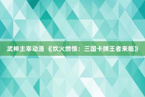 武神主宰动漫 《炊火燃情：三国卡牌王者来临》