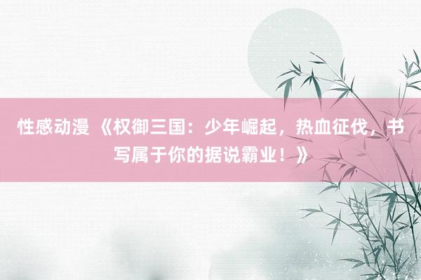 性感动漫 《权御三国：少年崛起，热血征伐，书写属于你的据说霸业！》